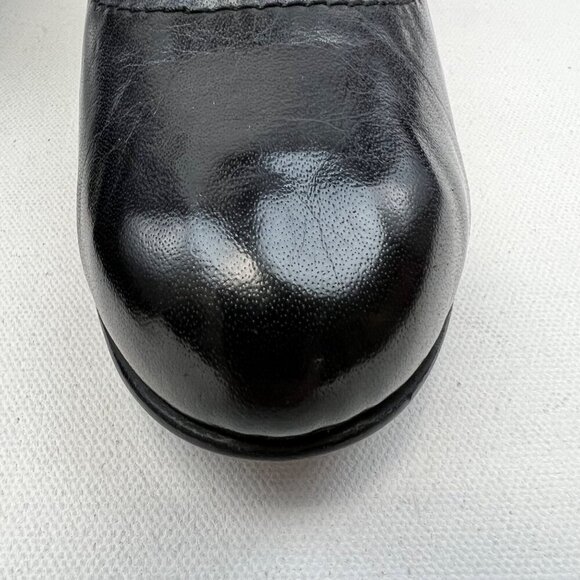 YKX & Co. Womens Round Toe High Heels Slip On Black Size EU 42 US 11 - Picture 6 of 10